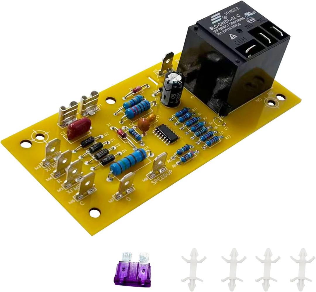 PCBFM103S Furnace Control Board Replacement Upgraded Heat Sink Design Plug and Play Compatible with Goodman Blower Control Board