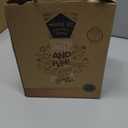 Home EC Original Gold Salt and Pepper Grinder Set of 2 - Adjustable Ceramic Grinder - Tall Glass Salt and Pepper Shakers With Funnel and Ebook - Kitchen Spice Mill - Gold Kitchen Accessories