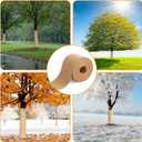 UNFAMILY 100FTx4IN Paper Tree Wraps to Protect Bark, Tree Protector Wrap Roll, Tree Wrap for Damaged Bark, Tree Trunk Wrap Protector, Winter Tree Trunk Bandage Frost Protection (100ft paper tree wrap)
