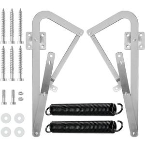 55-2 Attic Ladder Hinge Arms with Springs,Compatible with Werner Mk5, WU2210, W2208, W2210 Attic Ladders Parts, Fits for Werner Attic Ladders Manufactured After 2010 (A)