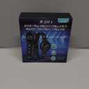 2-in-1 Dog Shock Collar & Dog Bark Collar - Smart Anti Barking Dog Training Collar with 5 Adjustable Sensitivity & 3300FT Remote for All Breeds IP67 Waterproof Rechargeable E-Collar (White)