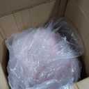 MAXYOYO 59" Bean Bag Sofa Couch, Loveseat Boneless Couch in a Box, Upholstered Small Mini Sofa with Deep Seating for Living Room Bedroom Office Apartment, No Assembly, Pink