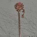 Lurrose Rhinestone Pearl Flower Hair Stick Chinese Hair Chopsticks Vintage Retro Tassel Hair Pin Hair Styling Hair Making Accessories for Long Hair for Women Girls