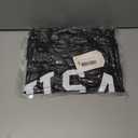 Women's Oversized Graphic Crewneck Sweatshirt Comfy Casual Basic Sweatshirts Pullover Tops (Black, L)