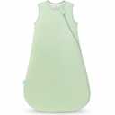 PurComfy Quilted Supersoft Sleep Sack, 2.5 TOG Premium Bamboo Viscose Warm Baby Sleeping Bag, Thick Babies Wearable Blanket (6-15 Months, Sage)