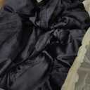 Sofa Sack Bean Bag Chair Cover Only, for Adults and Kids, Without Filling Comfy Fluffy Round or Oval Beanbag Chair Cover Replacement, Lazy Sofa Cover for Reading Chair or Floor Chair, 4-Feet, Navy