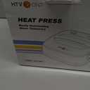 HTVRONT Heat Press Machine for T Shirts, 10"X10" Portable Tshirt Press Machine, Fast Heat-up Iron Press Heat Transfer Machine for Hat, Vinyl, Sublimation, Mint Green 