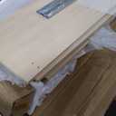 GarveeHome Makeup Vanity Desk with Sliding Mirror, Vanity Dressing Table with 3 Color Adjustable Lights, Girls Vanity Set with Stool, 4 Compact Vanity Drawers, Power Outlet, Natural