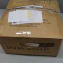 IBUYKE 13 Inch Foot Stool Ottoman with Storage, Round Small Foot Rest with Padded Seat and Wood Legs, Teddy Velvet Mini Footstool for Living Room Couch Bedroom Entryway, Pink WBD006P