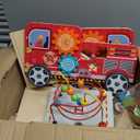 Wooden Baby Walker with Bead Maze for 1 Year Old and up, Wood Push Toy for 12 Month, Toddle Cart with Blocks