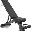 YOUTEN 1300 LB Weight Bench Heavy Capacity | 9-4-4 90° Adjustable Incline Decline Exercise Chair for Home Gym More Stable and Durable | Foldable Training Lifting Bench | Dragon Flag Handle for Abdominal Arm Workout
