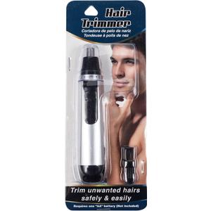 Items 4U Nose and Ear Hair Trimmer, Silver