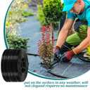 Frienda 1640 Feet 1/4 Inch Drip Irrigation Tubing Irrigation Hose Irrigation Drip Line Watering Drip Automatic Irrigation Equipment Set for Garden Irrigation System Flower Patio Lawn