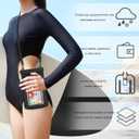 2 x Waterproof Phone Pouch for Phone, Floating Large Capacity Dry Bag Stores Sunscreen, Sunglasses, Waterproof Bag for Beach, Swimming, Kayaking for iPhone 16 15 14 11 Pro Max & Galaxy S24 S21