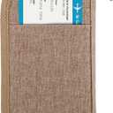 Passport Holder for Travel, Women Rfid Blocking Passport Wallet, Travel Essentials Premium Wallets, Waterproof Passport Holders Bag for Men Traveling, Travel Document Organizer Credit Cards Case (Single - Cream Khaki)