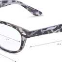 Reading Glasses for Women and Men | Stylish Durable and Comfortable Readers (Black Tortoise)