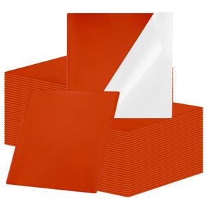 Amylove 100 Pcs Fire Putty Electrical Putty Pads Soundproofing Pads Fire Barrier Moldable Firestop Adhesive for Wall Openings Electrical Box (7" X 7",Red)