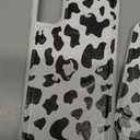 SailorTech for Samsung Galaxy S21 case with Credit Card Holder mag Safe, for Galaxy S21 Phone Leather Case Wallet for Women Compatible mag Safe Wallet Detachable 2-in-1 for Men-Cow Print