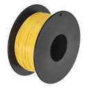 MECCANIXITY Stranded PVC Wire - 26AWG, Yellow, 30M/100ft, UL1007 Spool, for Internal/Marine Connecting