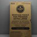 Regalo Safety 29-49" Easy Step Extra Wide Baby Gate for Doorways & Bottom of Stairs, Pressure Mounted Safety Gate with Door for Babies, Toddlers & Pets, Platinum