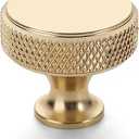 Coinkoly 20 Pack Oil Rubbed Gold Cabinet Knobs Knurled Kitchen Cabinet Handles Dresser Knobs Drawer Knobs Hardware for Cupboard