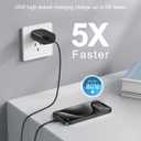 Type C Charger Fast Charging, 2Pack [10FT&6FT] Long USB C Cable with 25W Phone Super Fast Charger Block Compatible with Galaxy S25/S24/Plus/Ultra,iPhone 15/16/17/Air/Plus/Pro Max