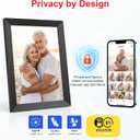 Digital Picture Frame, Frameo 10.1 Inch WiFi Electronic Photo Frame, 1280x800 HD IPS Touch Screen, Auto-Rotate, Wall Mountable, Easy Setup to Share Moments Instantly via Frameo App, Gifts for Mom (Black)