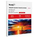 Koala Glossy Thin Inkjet Paper 8.5x11 Inches 25 Sheets Compatible with Inkjet Printer Use DYE INK 115gsm