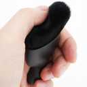 4 x Car Detailing Brush, Soft Bristle Cleaning Brush, Scratch-Free Auto Duster Tool for Dashboard, Air Vents, Leather & Interior Cleaning (Black with Cap)