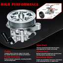 Power Steering Pump with Pulley Fit for Honda Accord 2008 2009 2010 2011 2012 L4 2.4L, Replace: 21-5495 56100-R40-A01
