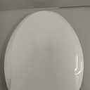 Toilet Seats Elongated,19" Extra Long Toilet Seat,Safe & Durable PP Material Seat, Quiet-Close Hinges, Easy Installation & Release with Hardware (White)