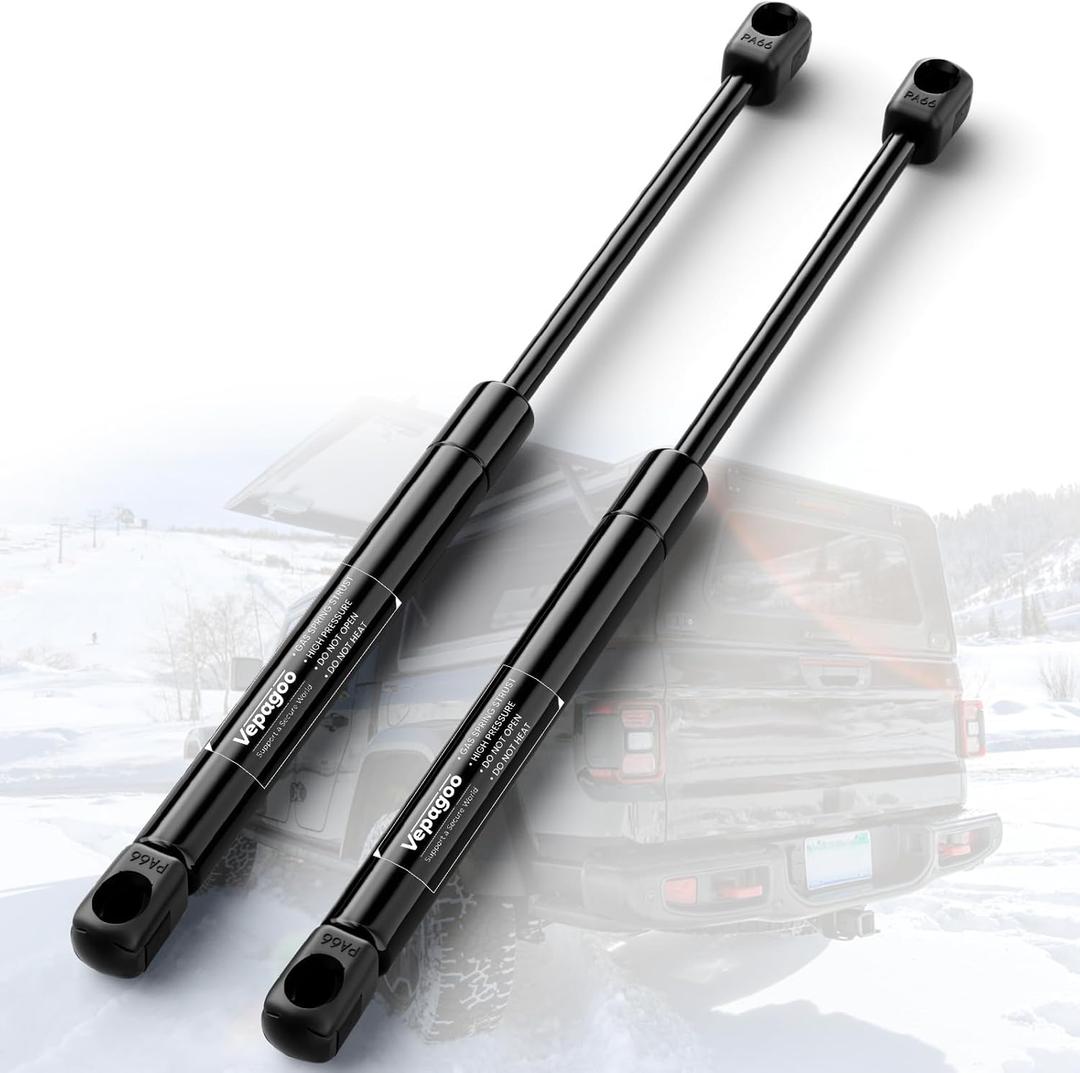 2 x Vepagoo SX140P15 14 inch 15Lb/67N Gas Struts Shocks Lift Support for Leer Camper Shell Truck Toolbox Topper Cap Canopy Door Snugtop Struts Replacement Parts, 2pcs (1 Pair)