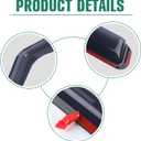 4 Pieces in-Channel Extra Durable Rain Guards Fit for 2025-2026 GMC Terrain,Window Deflectors,Window Visors (Smoke Black)