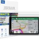 [2-PACK] Tempered Glass Screen Protector for Garmin DriveSmart 61 65 71 76 6.95"/7" Touchscreen Anti Scratch/Glare (Matte)