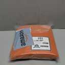 H.VERSAILTEX Linen Curtains Natural Linen Blended Curtain Panels for Living Room/Light Reducing Linen Semi Sheer Curtains 2 Panels Set Nickel Grommet Window Panels (52x72 Inch, Orange)