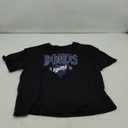 Baseball Shirt Women Oversized Baseball Game Day Shirts Fan T-Shirt Short Sleeve Tee Top (X-Large, Black)