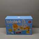 Color Changing Play Sink with Running Water, Kids Sink Toy with Electric Dishwasher, Chopping Sounds and Automatic Water Cycle System, Pretend Role Play Kitchen Sink for Toddler Birthday Gift (Blue)