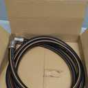 Giraffe Tools Leader Hose 8ft x 5/8", Custom Length, Heavy Duty, No Kink, Flexible, Rubber Garden Hose, Leakproof Water Hose with Female to Female Fittings, 600 Burst PSI