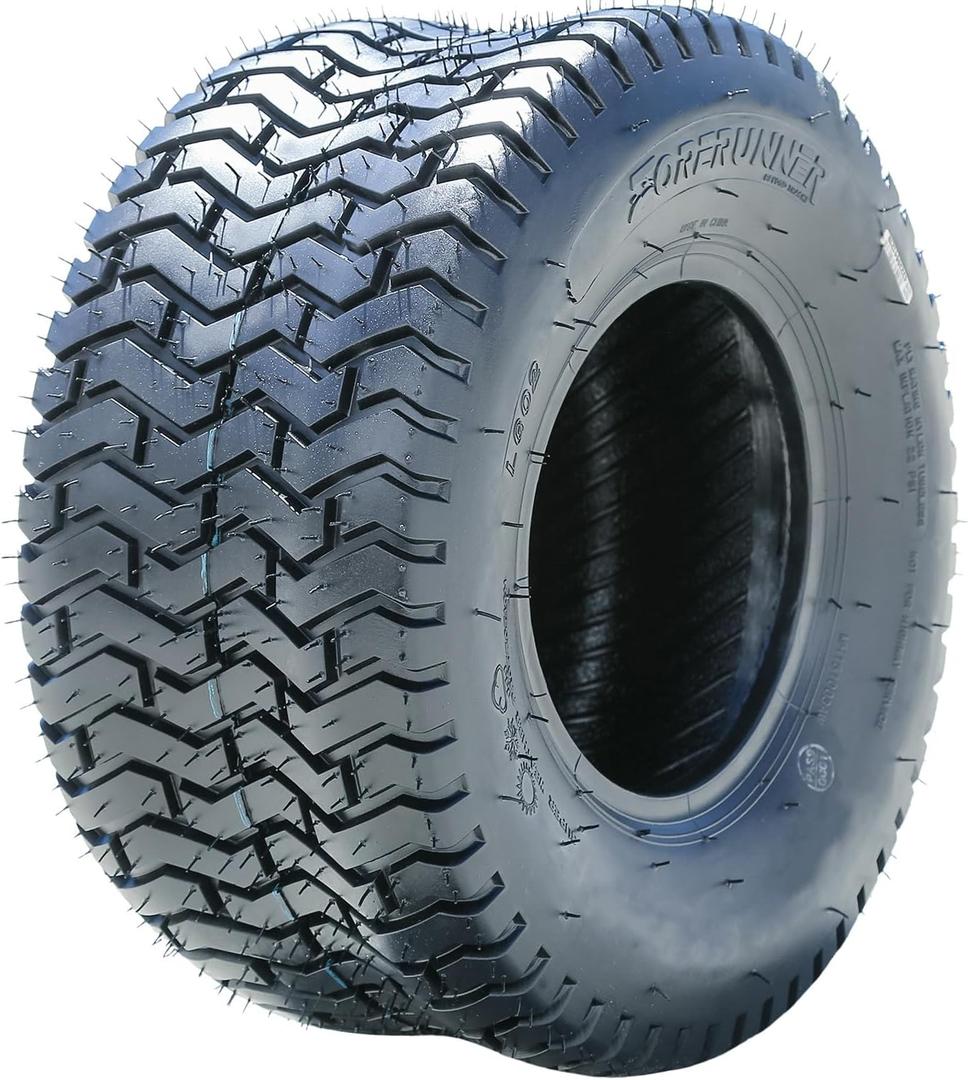 Forerunner LG02 Lawn Mower & Garden Tractor All-Season Tire-20X10.00-8 20X10.00X8 Load Range 4-Ply BSW Black Side Wall