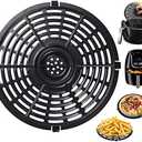 Autonomier Air Fryer Replacement Grill Pan For Power Dash Chefman 5QT Air Fryers Crisper Plate,Air fryer Grill Plate,Non-Stick Fry Coating Pan,Dishwasher Safe (8.46in/5QT）