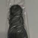 SARLA Invisible Wire Hair Extensions with 3 Clips Short Synthetic Wavy Curly Hairpiece Adjustable Transparent Headband for Women 14 Inch Black Brown