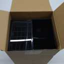 Thyle 2 Pcs Glove Box Holder Wall Mount Acrylic Dispenser Single Side Loaded Disposable Latex Rubber Glove Box for Kitchen, Office, Restaurant(Black)