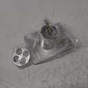 Monarch Aluminum 3-Piece Rain Chain Installation Kit Natural Aluminum Finish