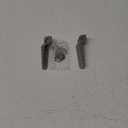 Aramox Foot Pegs, Motorcycle Rear Foot Pegs Footrests Modified Accessory Silver Fit for 696/796 2009-2013