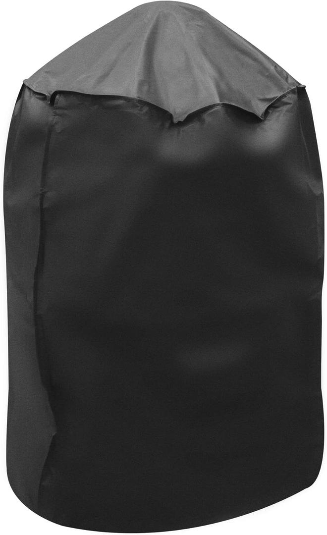 Mr. Bar-B-Q Universal Fit Kettle BBQ Grill & Smoker Cover, Round Barbecue Grill Covers, Heavy Duty Waterproof Smoker Cover (27.5 Diameter x 35 Tall)