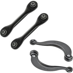 TRQ Rear Control Arm Set Compatible with 2014-2018 Ford C-Max 2000-2018 Focus 2004-2013 Mazda 3 2006-2014 5 2008-2013 Volvo C30 2006-2013 C70 2004-2011 S40 2005-2011 V50 MA5512100