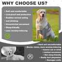 Dog Knee Brace, Breathable Dog Leg Sleeve to Stop Licking, Adjustable Elbow Pads for Dogs Front Back Leg, Dog Elbow Protector for Post-Surgery Recovery Elbow Injuries, Medium, Grey