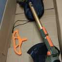 String Trimmer Cordless,(21V 2 x 6.0ABattery & Charger), 4-in-1 Grass Trimmer/Wheel Edger/Mini-Mower/Brush Cutter, with 90° Adjustable Head