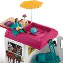 Schleich Horse Club - 227PC Lisa Transporter Playset Horse Toy Trailer Set with Family, 3 Horses, Dog, Grooming Station & Rooftop Pool for Real Water Play Realistic Toys for Kids Ages 5+ | 42619, One Size