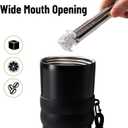 Tumbler with Lid and Straw 20oz, Stainless Steel Vaccum Insulated Water Bottle, Spill Proof Water Bottle with Retractable Straw, Travel Coffee Tumbler for Car Cup Holder - Leak Proof